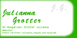 julianna grotter business card